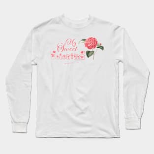 Sweet Floral Valentine Long Sleeve T-Shirt